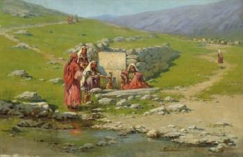 At The Well by 
																	Richard Karlovich Zommer