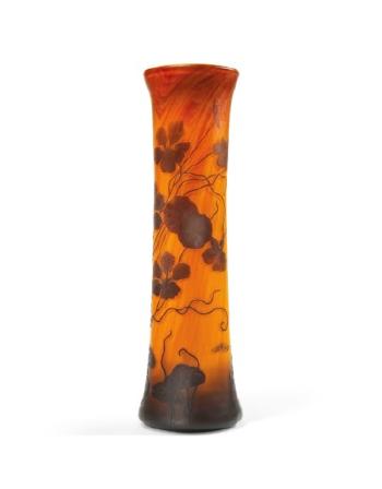 A Cameo Glass Vase by 
																	Yury Stepanovich Nechaev-Maltsov