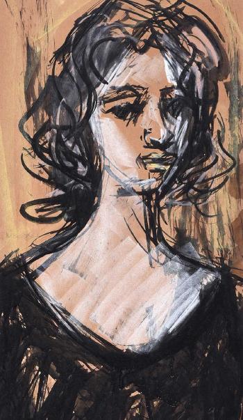Girl In Black by 
																	Gladys MacCabe