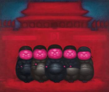 The Laborer Series - Tiananmen by 
																	 Pan Dehai