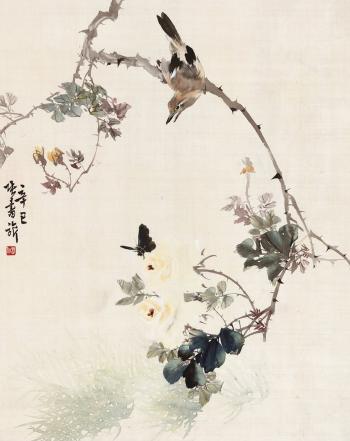 Chirping on the Branch by 
																	 Zhang Shuqi