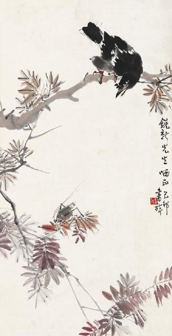 Flowers and Birds by 
																	 Zhang Shuqi