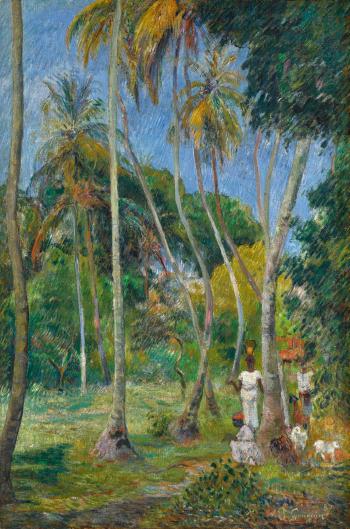 Chemin Sous Les Palmiers by 
																	Paul Gauguin