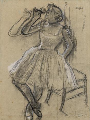 Danseuse À La Rose by 
																	Edgar Degas