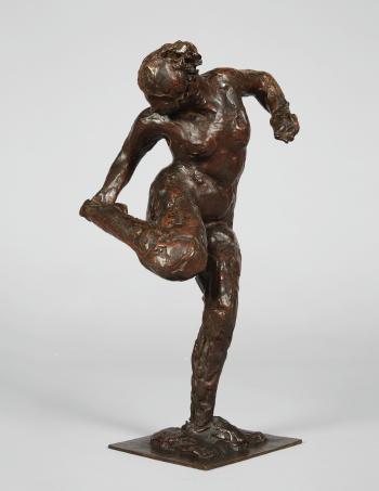 Danseuse Regardant La Plante De Son Pied Droit (Deuxième Étude) by 
																	Edgar Degas