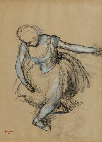 Danseuse Saluant by 
																	Edgar Degas