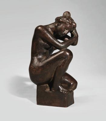 Jeune Fille Accroupie by 
																	Aristide Maillol