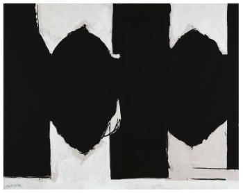 Elegy to the Spanish Republic No. 134 by 
																	Robert Motherwell