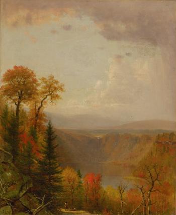 Kaaterskill Falls by 
																	Worthington Whittredge