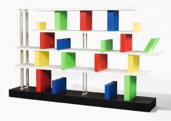 Bookcase by 
																	Ettore Sottsass