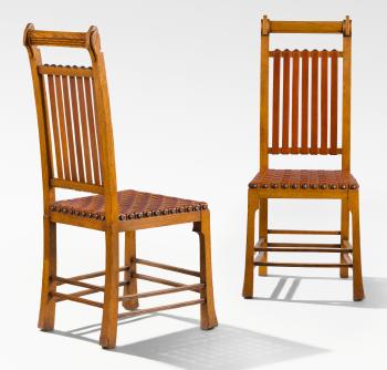 Pair Of Chairs by 
																	Paul Hankar