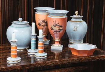 Group Of Eight Ceramics by 
																	 Royal Copenhagen