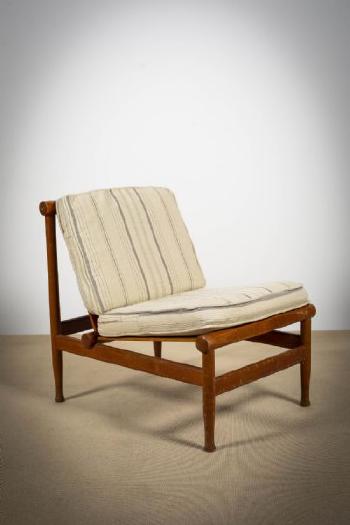 A Teak Framed 501 Chair by 
																	Kai Lyngfeldt Larsen