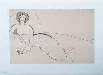 Reclining Woman by 
																	Amedeo Modigliani
