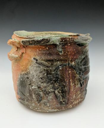 Lidded Jar by 
																	Shiro Tsujimura