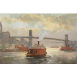 East River by 
																	Harry Russell Ballinger