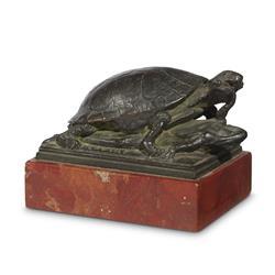 Turtle Eating A Frog by 
																	Albert Laessle