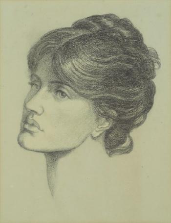 Maria Stillman, Née Spartali by 
																	Dante Gabriel Rossetti