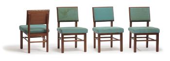 Dining Chairs by 
																			Frank Lloyd Wright