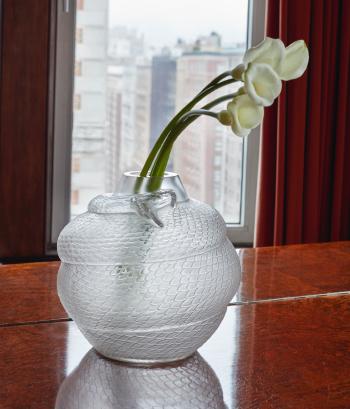 Serpent Vase by 
																	Rene J Lalique
