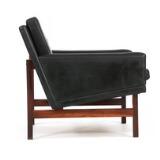Sofa and easy chair with rosewood frame by 
																			Sven Ellekjaer