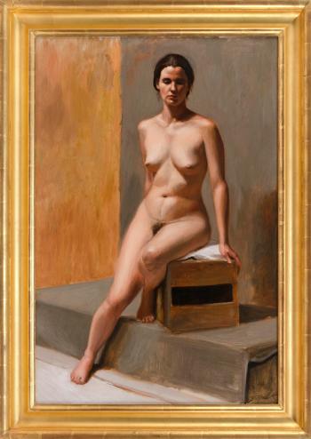 Seated Nude II by 
																	Tom Ouellette