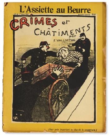 Crimes Et Châtiments, 1901, Publiziert In Der Sonderausgabe Assiette Au Beurre, 1. März 1902 by 
																	Felix Vallotton