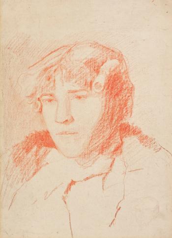 Frauenporträt (Portrait Of A Woman) by 
																	Egon Schiele