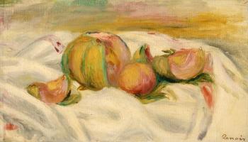 Nature Morte Au Melon by 
																	Pierre-Auguste Renoir