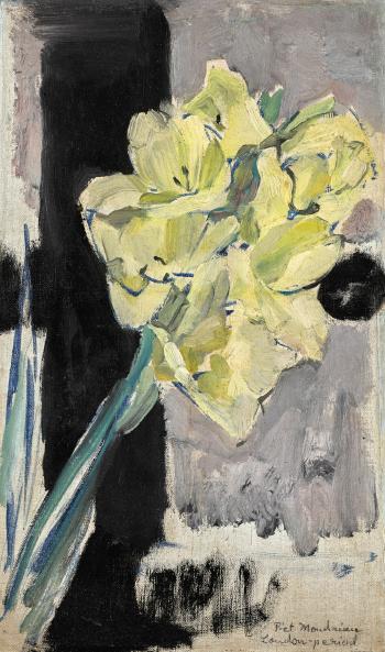 Gladiolus by 
																	Piet Mondrian