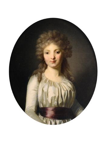Presumed Portrait of Princess Tatyana Yusupova (1769-1841) by 
																	Jean Voille