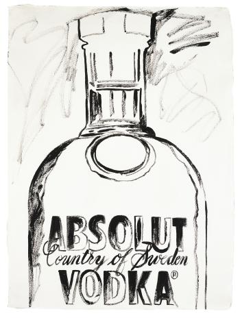 Absolut Vodka by 
																	Andy Warhol