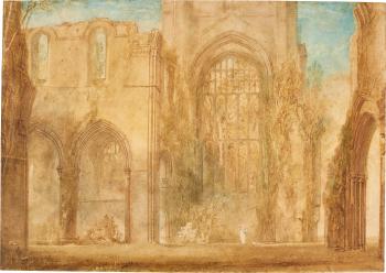 Interior Of Fountains Abbey, Yorkshire by 
																	Joseph Mallord William Turner