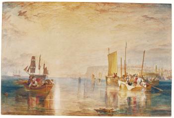 Sun-rise. Whiting Fishing At Margate by 
																	Joseph Mallord William Turner