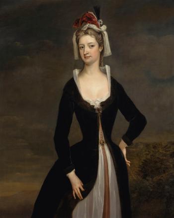 Portrait Of Lady Mary Churchill, Duchess Of Montagu (1689–1751) by 
																	Charles Jervas