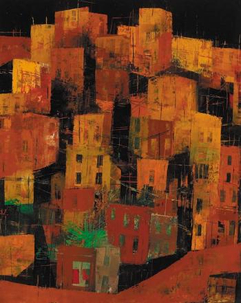 Barrio at night by 
																			Cormac O'Leary