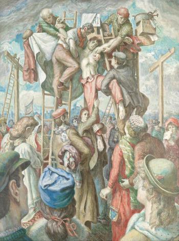Crucifixion by 
																	Michael Rothenstein