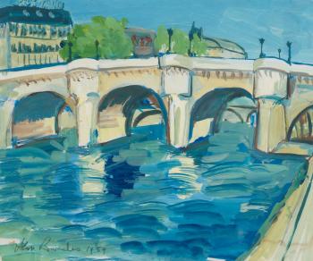 The Seine, Paris by 
																	Alan Lowndes