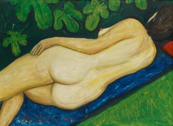 Nude and Fig Tree by 
																	Alan Lowndes