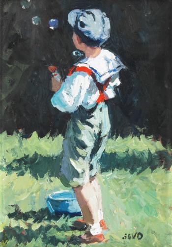 Blowing Bubbles by 
																	Sherree Valentine-Daines