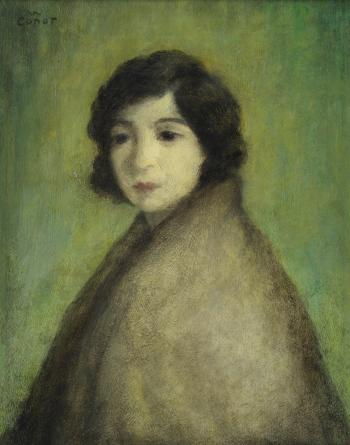 Portrait of a Lady in a Shawl by 
																	William Bruce Ellis Ranken