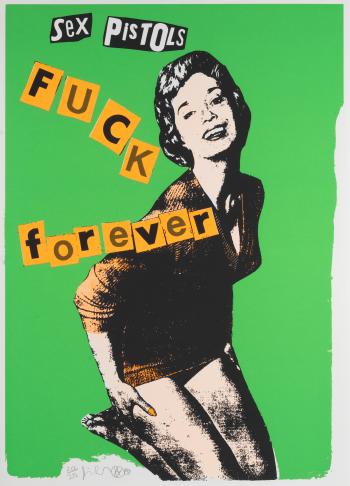 Sex Pistols: Fuck Forever (Green Colourway) by 
																	Jamie Reid