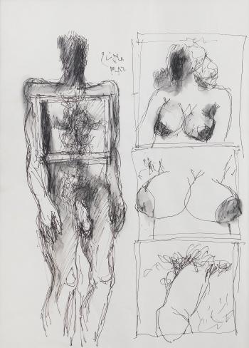 Untitled (The Male & Female Form) by 
																	Ismail Fattah