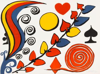 Untitled (Spades, Hearts, Diamonds, Clubs) by 
																	Alexander Calder
