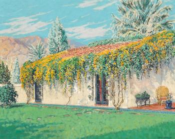 Casitas in the desert (a group of two) by 
																	Carl J Sammons