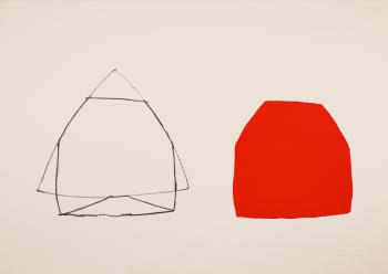 Untitled (Double Red) by 
																	Joel Shapiro