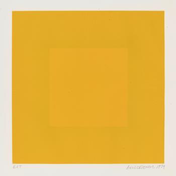 Yellow with Yellow, from Spring Suite by 
																	Richard Anuszkiewicz