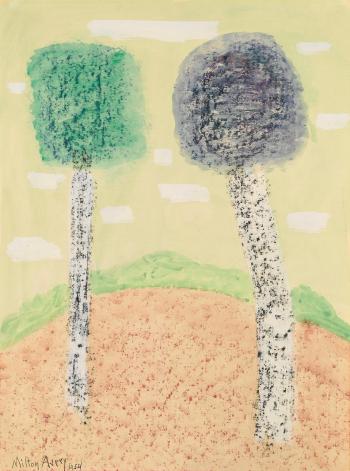 Lollypop Trees by 
																	Milton Avery