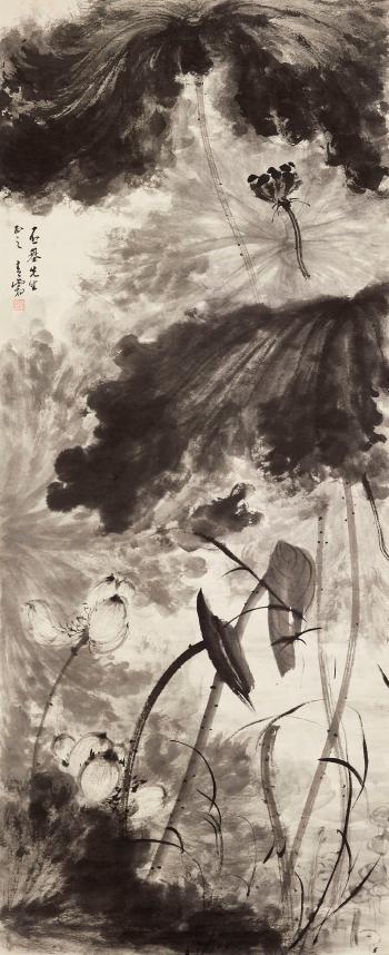 Ink Lotus by 
																	 Jiang Eshi