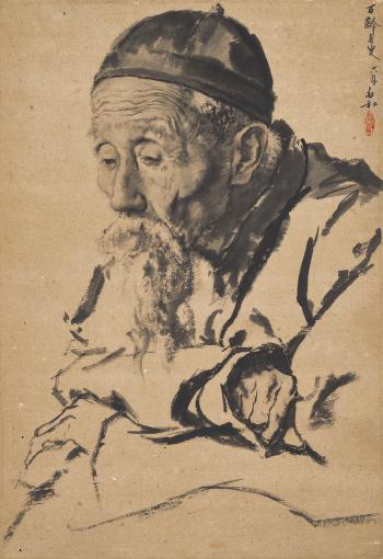 Old Man by 
																			 Jiang Zhaohe